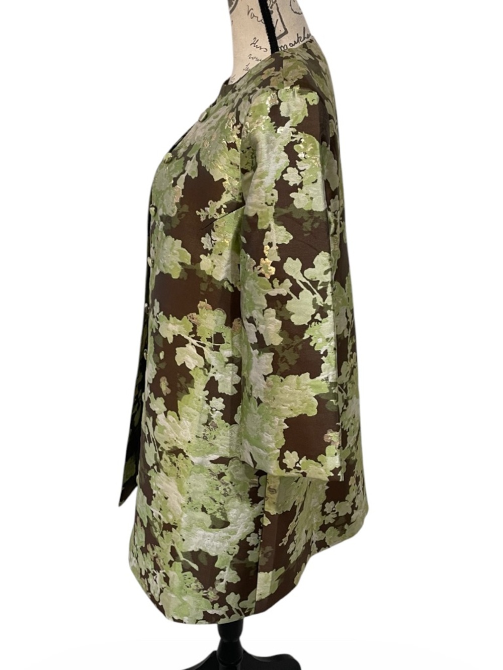 Tuckernuck Floral Jacquard Dress & Jacket Set Size S/M Knee-Length Pockets - Picture 11 of 14